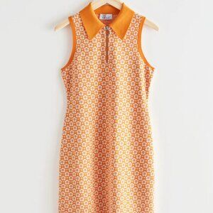 & Other Stories Orange Dress - SIZE S
